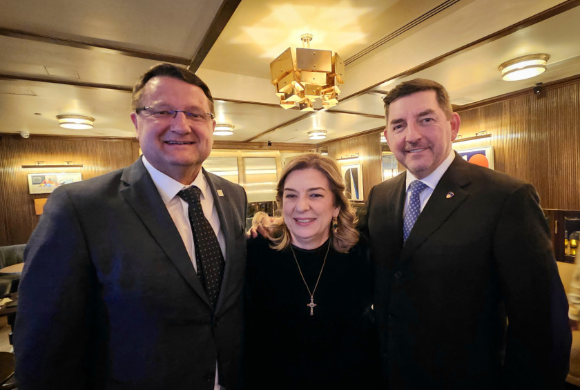 Mag. Lovrenčič, prva dama Gruzije in dr. Musar.