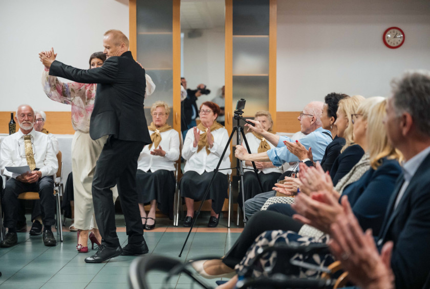 Utrinek kulturnega programa.