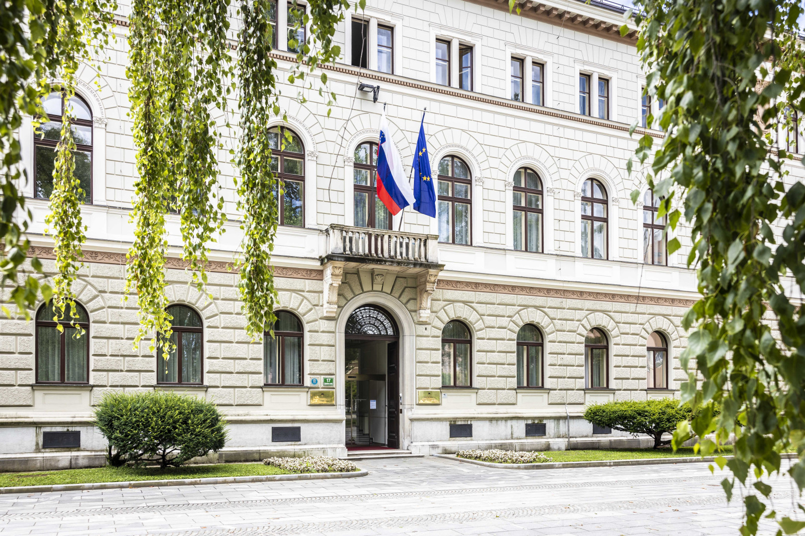 Poslopje Predsedniške palače.