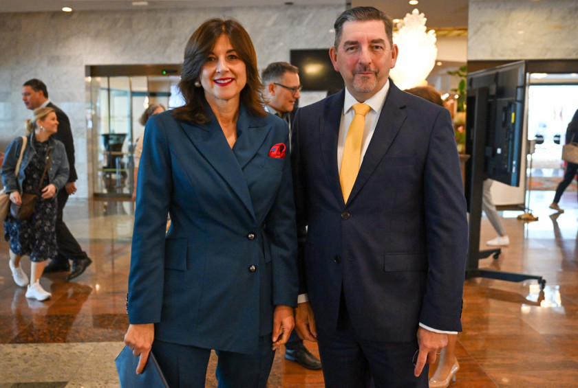 Dr. Musar in soproga hrvaškega predsednika.